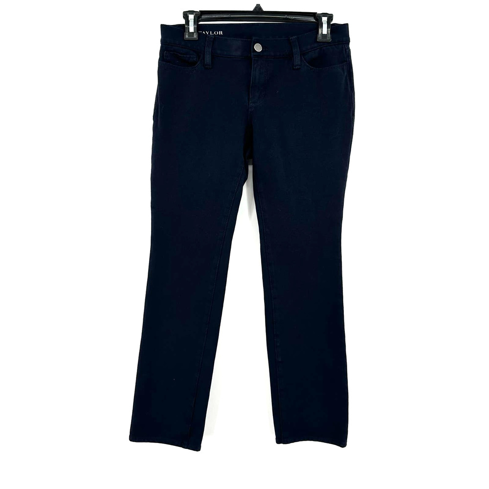 Ann Taylor size 8p dark blue pants straight leg petites